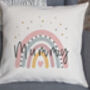 Personalised Mummy Rainbow Cushion, thumbnail 3 of 6
