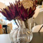 Small Ribbed Round Glass Vase, thumbnail 2 of 6
