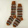 Hand Knitted Nordic Wool Socks, thumbnail 3 of 10
