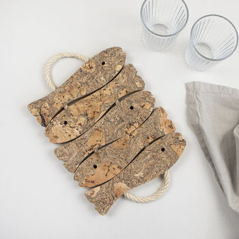 Natural Cork Fish Trivet, 2 of 8