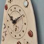 Bee Bumblee Personalised Pendulum Wall Clock, thumbnail 4 of 6