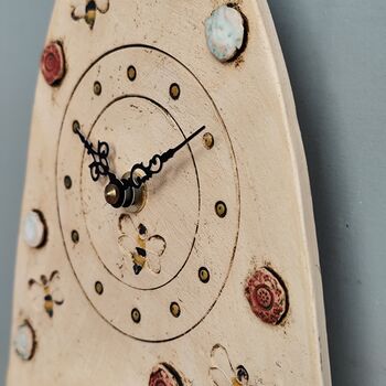Bee Bumblee Personalised Pendulum Wall Clock, 4 of 6