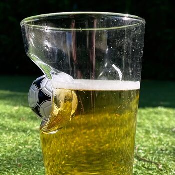 Personalised Football Beer Glass, 4 of 10