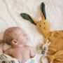 Bunny Muslin New Baby Gift Set In Keepsake Box, thumbnail 8 of 12
