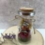 Dried Flowers In A Glass Jar Keepsake Gift, thumbnail 2 of 6