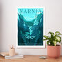 Narnia Vintage Style Travel Poster, thumbnail 1 of 3