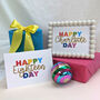 Personalised Glitter Rainbow Birthday Card Pack, thumbnail 4 of 4