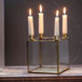 Soft Brass Candle Holder, thumbnail 1 of 2