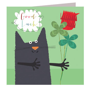 Good Luck Cat Card, 2 of 5