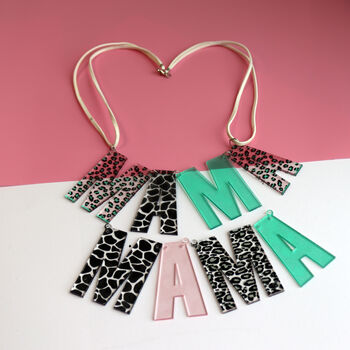 Leopard Print Mama Necklace, 2 of 12
