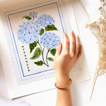 Hydrangea Art Print, 3 of 7