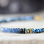 Ombre Blue Sapphire Bracelet In Silver Or Gold, thumbnail 4 of 11