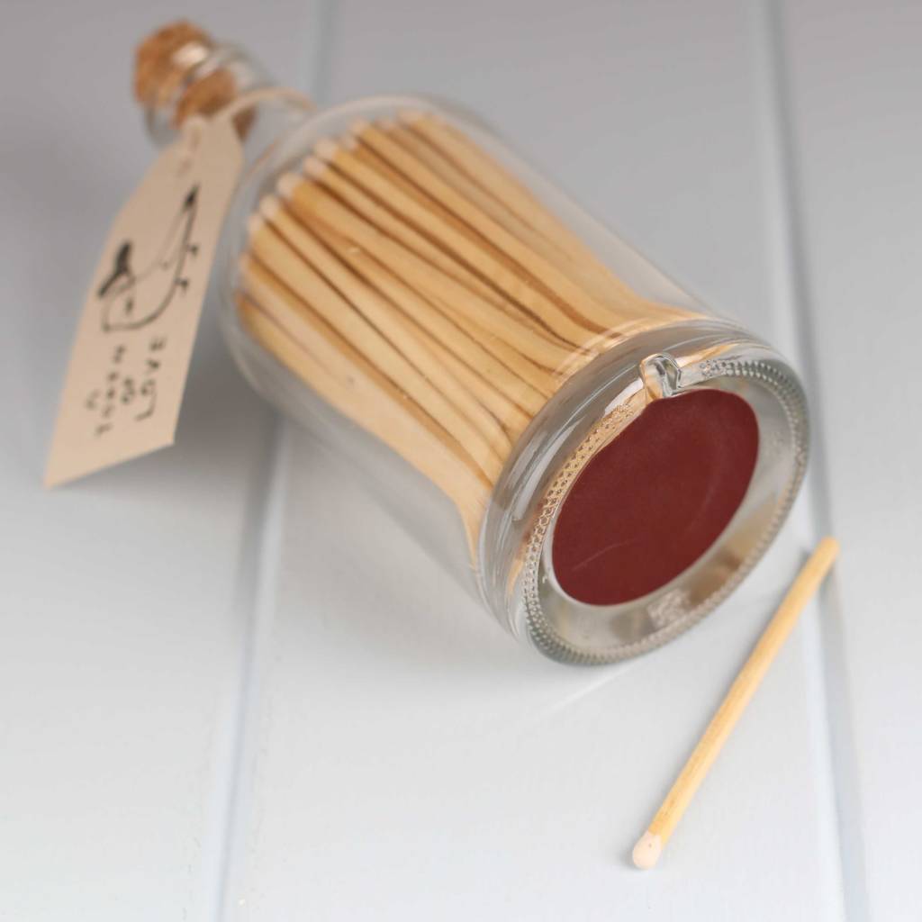 Log Burner Long Matches In A Jar By Nest Notonthehighstreet Com Log Burner Long Matches In A Jar