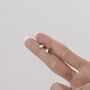 Hand Painted Robin Bird Stud Earrings In Sterling Silver, thumbnail 4 of 11