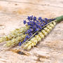 Five Lavender And Wheat Buttonholes, thumbnail 3 of 4