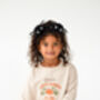 Child's Halloween 'Cutest Pumpkin' Embroidered Personalised Sweatshirt Jumper, thumbnail 10 of 10
