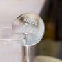 Any Occasion Sparkly Circle Wine Glass Charms, thumbnail 2 of 4