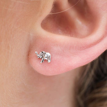 Sterling Silver Mini Animal Stud Earrings, 10 of 12