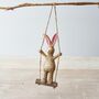 Standing Bunny On A Swing, thumbnail 1 of 3