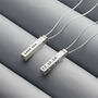 Silver Men's Chunky Personalised Pendant, thumbnail 1 of 2
