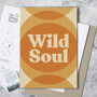 'Wild Soul' Typographic Print, thumbnail 2 of 5