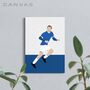Tom Davies Everton Football Canvas, thumbnail 1 of 2