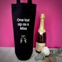 Last Sip As A Miss Hen Do Bottle Bag, thumbnail 1 of 3