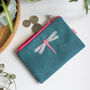 Embroidered Dragonfly Purse, thumbnail 1 of 6