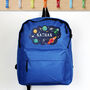 Personalised Space Kids Backpack, thumbnail 3 of 3