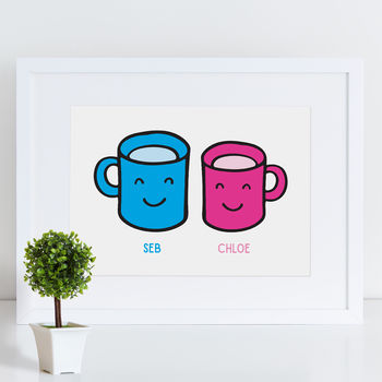 Personalised Family Mugs Print, 2 of 8