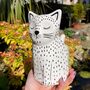 Ceramic Cat Vase, thumbnail 6 of 10