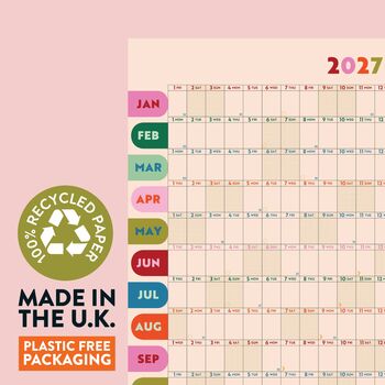 2027 Wall Planner | Landscape | Play Nice Arches, 3 of 5