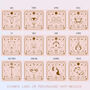 Zodiac Star Sign Disc Shaped Necklace – 12 Signs, thumbnail 12 of 12