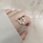 Sterling Silver Statement Pearl Ring, thumbnail 2 of 5