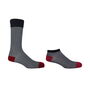 Lux Taylor Black Luxury Crew And Trainer Men’s Socks, thumbnail 2 of 6