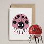 Ladybird Paper Balloon Card, thumbnail 1 of 4