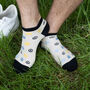 Peace Beige And Retro Brown Men's Trainer Socks Bundle, thumbnail 3 of 8