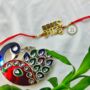 Best Bhai Charm Personalised Initial Rakhi, thumbnail 3 of 5