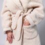 Natural 100% Wool Robe, thumbnail 3 of 3