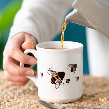 Personalised Bumble Bee Tear Or Coffee Mug, 5 of 6