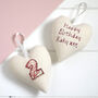 Personalised Age Birthday Heart Gift For Her, thumbnail 1 of 12