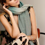 Muted Ombre Cashmere Blend Scarf, thumbnail 1 of 12