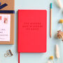 Your Own Words Block Text Personalised Notebook, thumbnail 10 of 12