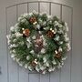 Artificial Fir Christmas Door Wreath, thumbnail 1 of 2