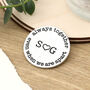 Always Together Personalised Pewter Message Token, thumbnail 3 of 7