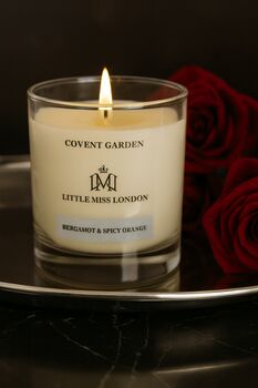 Little Miss Covent Bergamot And Spicy Orange Scented Candle, 2 of 5