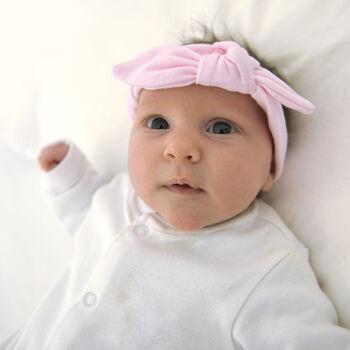 Pink Baby Headbands Set Of Three, 2 of 4