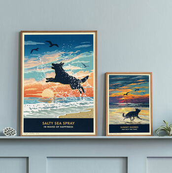 Seaside German Shepherd Print. Limited Edition Dog Lover’s Gift, 5 of 10