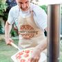 Personalised Daddy BBQ Apron Pizza Apron, thumbnail 1 of 5