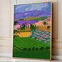 Colourful Fields Print, thumbnail 1 of 3